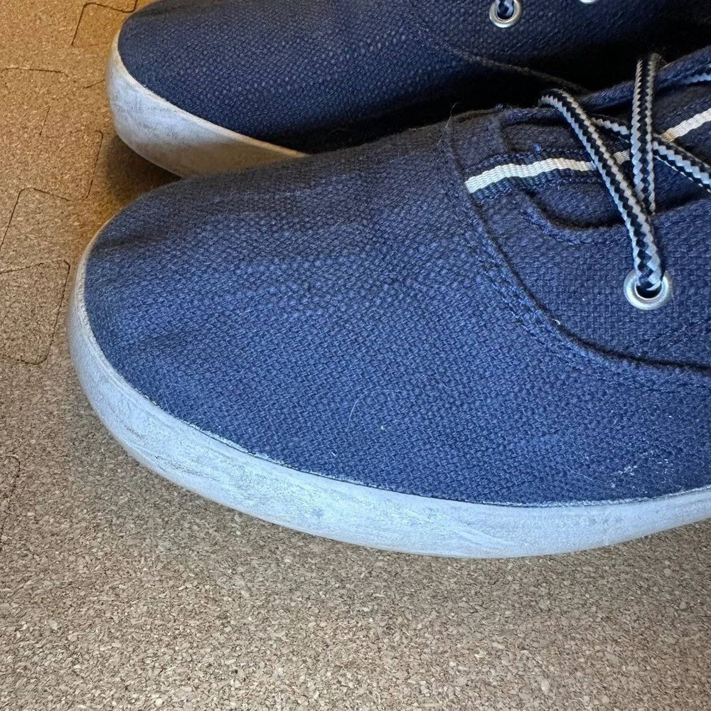 Sperry Top-Sider Striper II CVO Navy Blue Canvas Sneakers Mens 7M STK263483